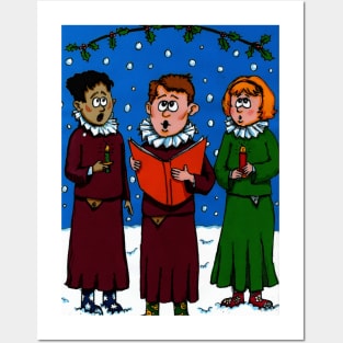 Carol singers Posters and Art